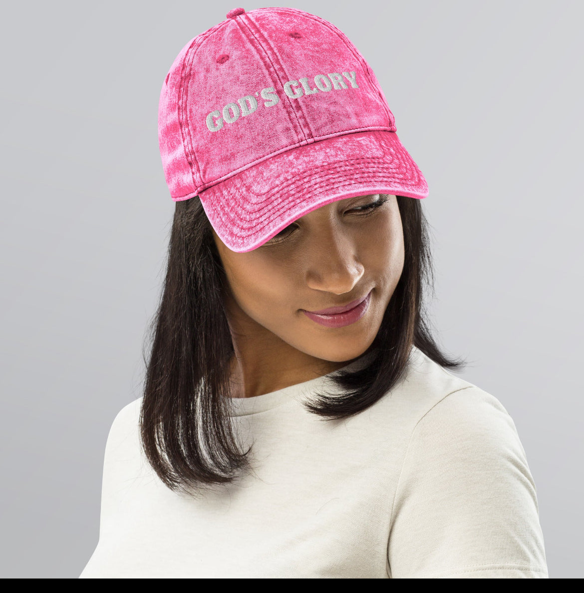 Vintage Cotton Twill Hat - GOD'S GLORY LLC