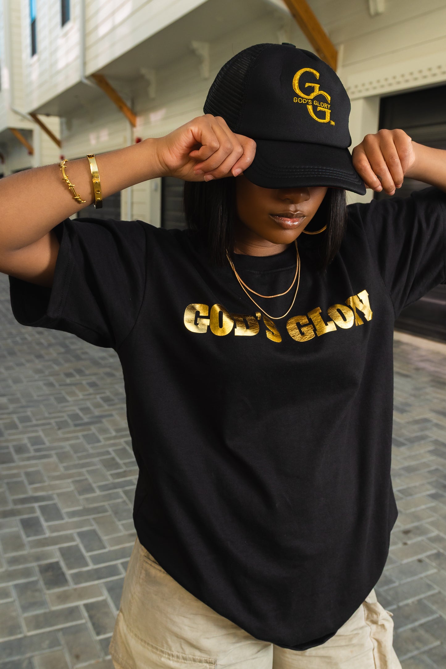 GG Gold Trucker Hat