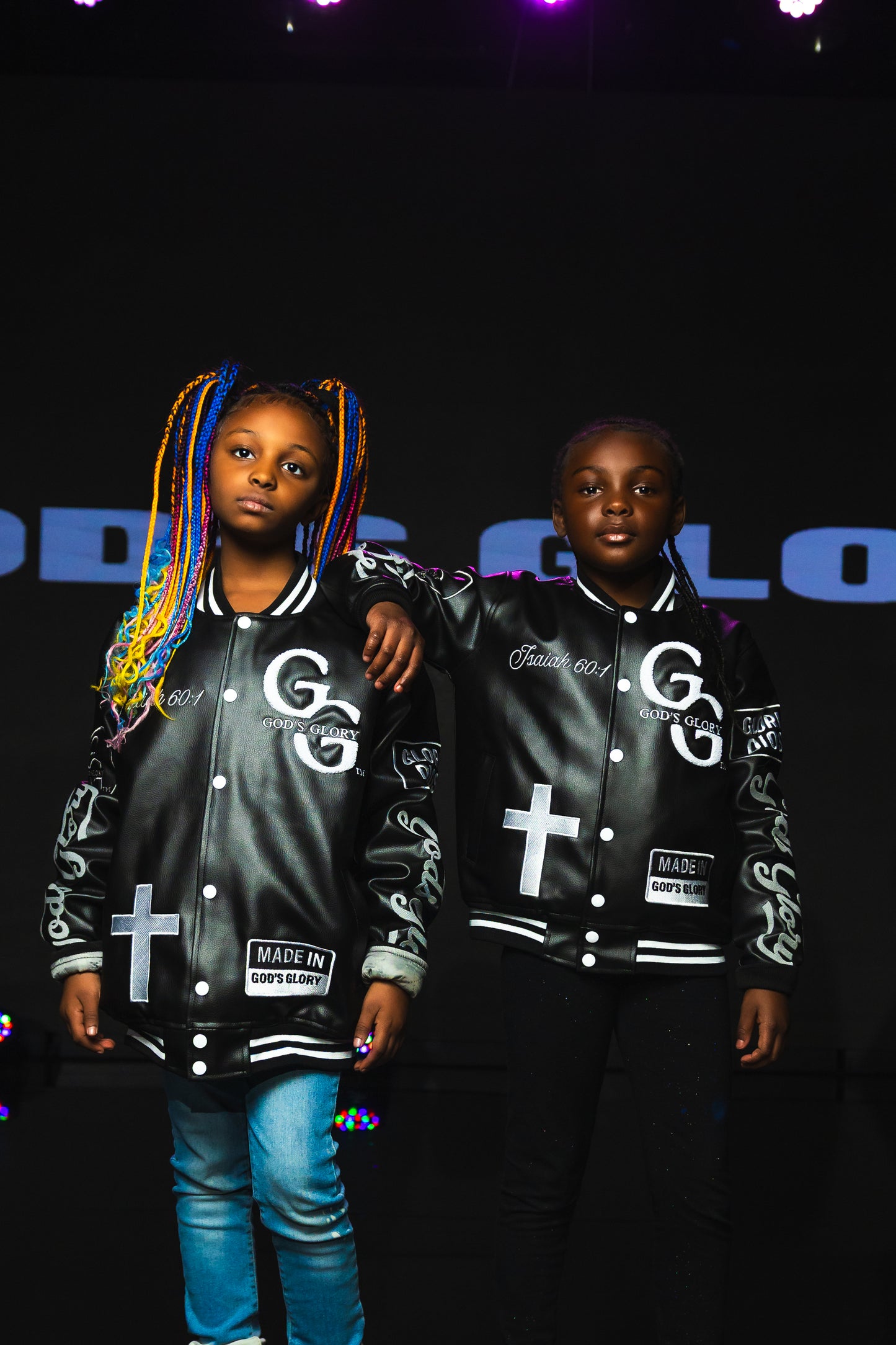 GOD’S GLORY™ Kids Letterman Jacket - GOD'S GLORY LLC