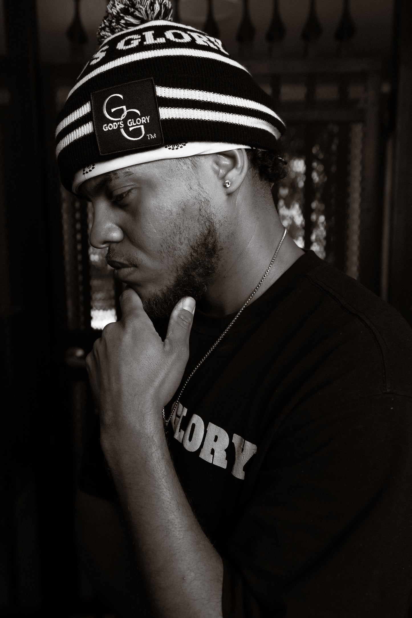 Official GOD’S GLORY™ Black & White Beanie