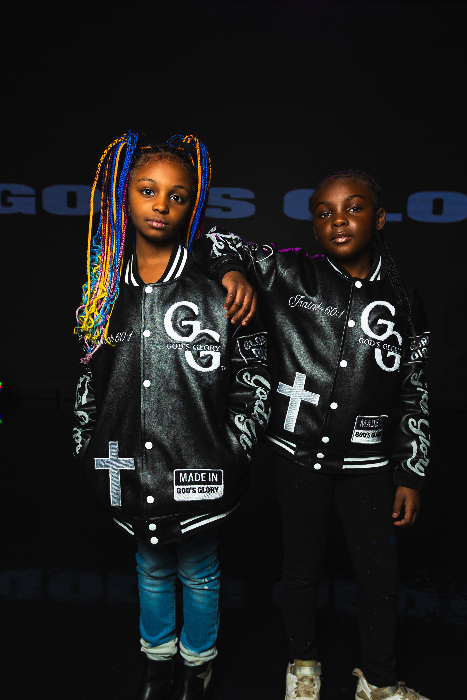 GOD’S GLORY™ Kids Letterman Jacket - GOD'S GLORY LLC