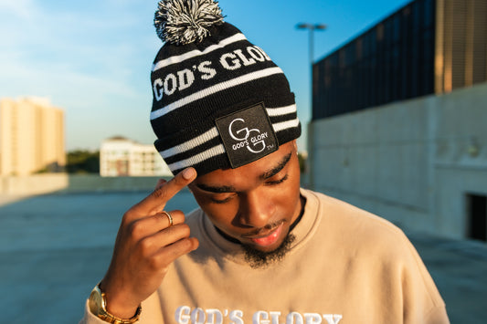 GOD’S GLORY™ Embroidered Beanie – Christian Streetwear